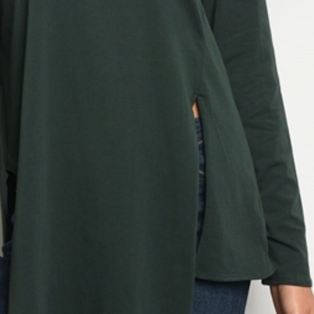 hunter green top - Picture 4 of 5